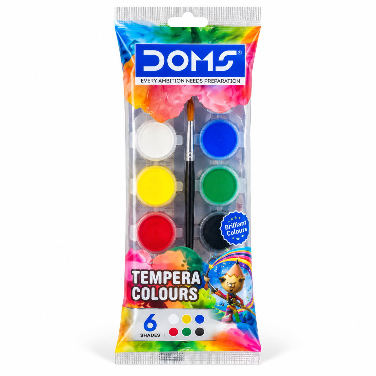 DOMS Tempera watercolours – 6 Shades