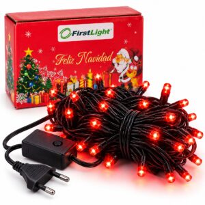 Red LED String Lights – Multi-Pattern decorative light