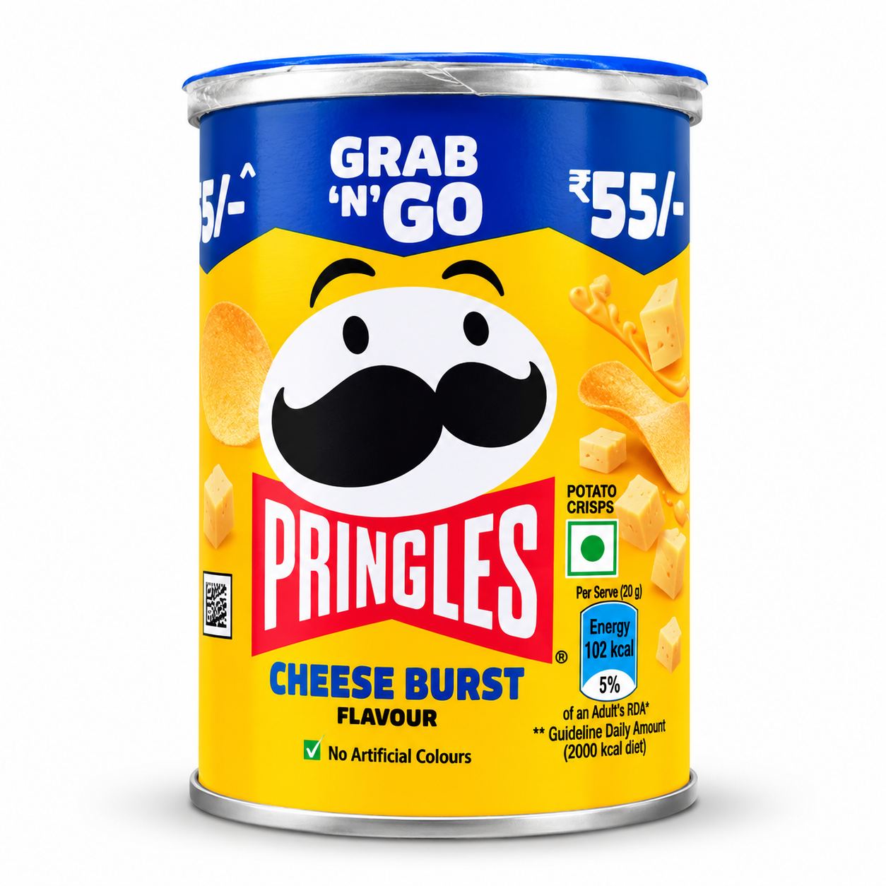 Pringles Cheese Burst Potato Crisps