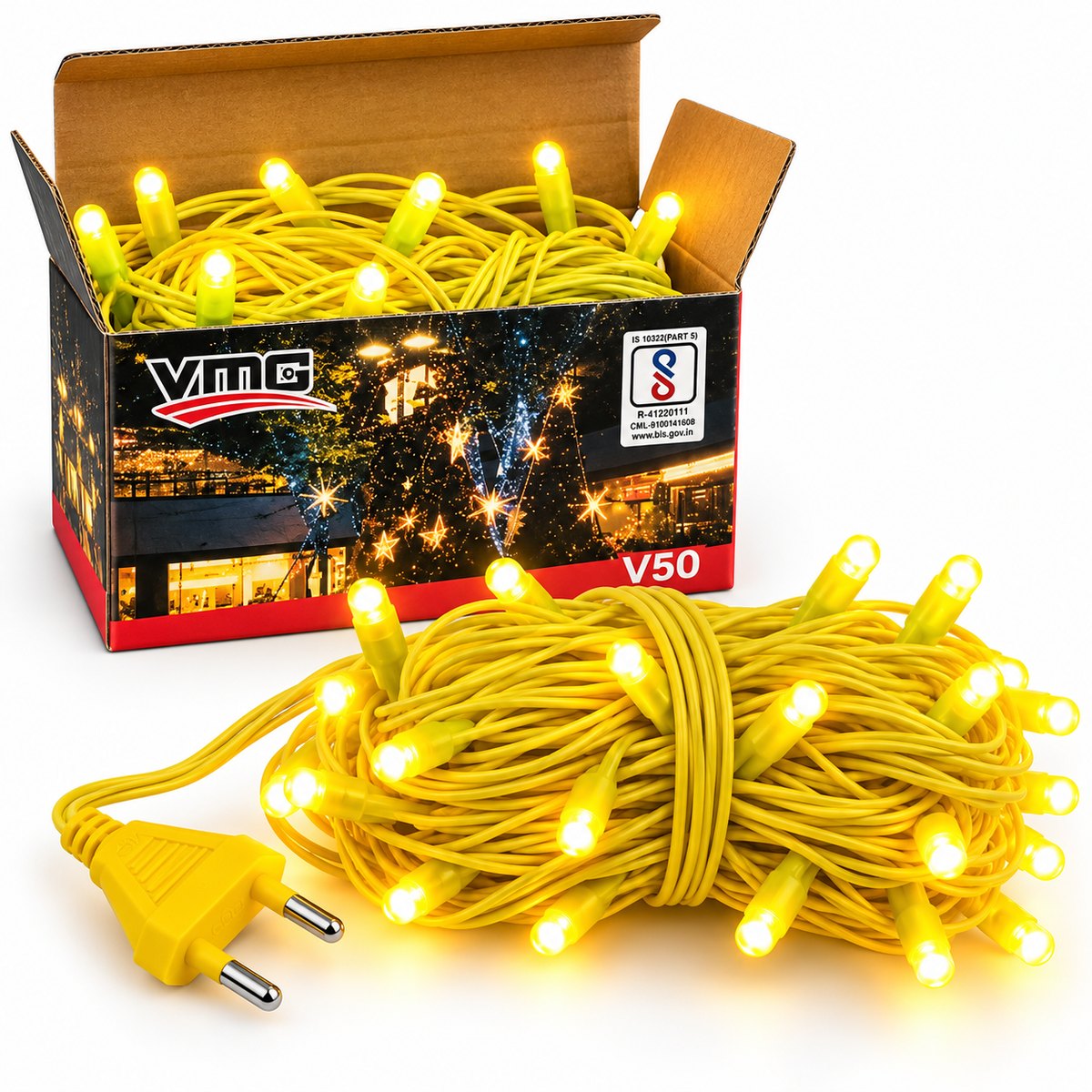 Yellow LED String Lights – Decorative Festival Lights